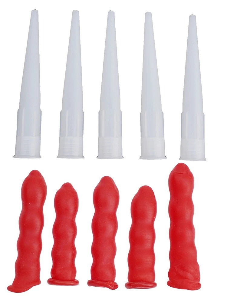 Set of 5 Sealing Caps for Caulking Tubes - Maximum Protection