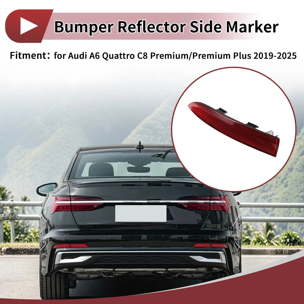 Rear Left Outer Bumper Reflector Replacement for Audi A6 Quattro C8 (2019–2023)