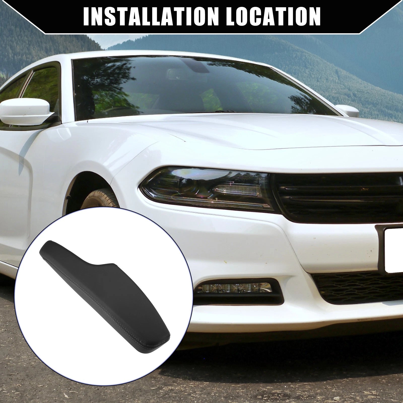 Front Right Side Inner Door Armrest Replacement for Dodge Charger (2011–2023)