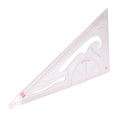 3220 Clothing Triangular Scale Drawing Plate Ruler Tailor Sewing Patchwork Tools