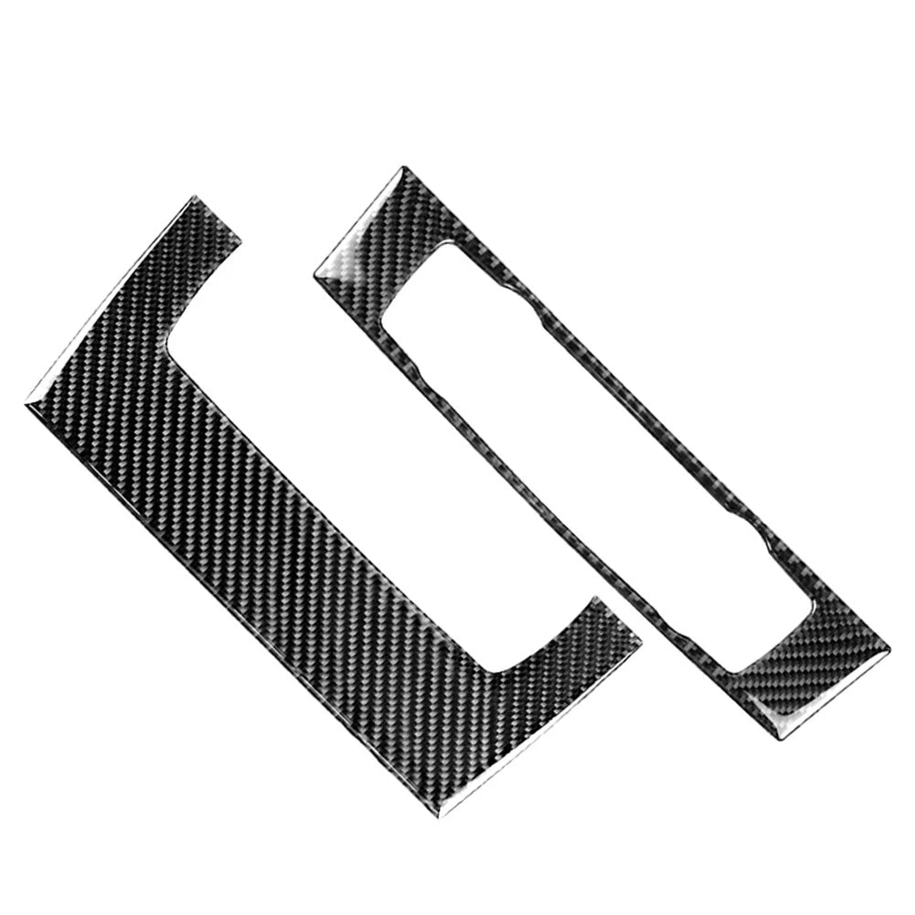 Carbon Fiber Console CD Panel Cover Trim for BMW 3 Series E90 E92 E93 (2005–2012)