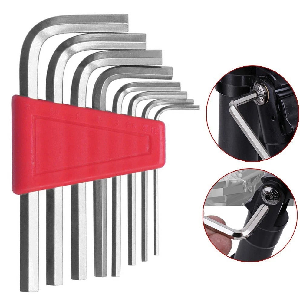 Precision Hex Wrench Kit 5/8/11 Pcs for (Metric/Imperial)