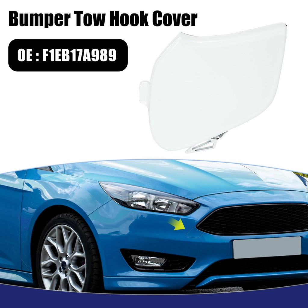 Front Bumper Tow Hook Cover Replacement for Ford Focus (2014–2018)