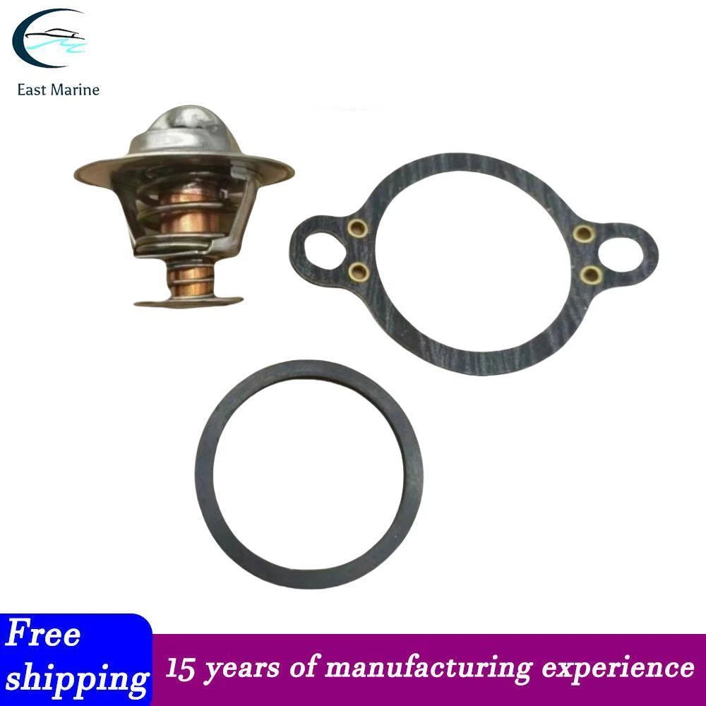160° Thermostat Kit for Mercruiser 165 170 180 190 470 588 (3.7L 2/4 BBL) 99155T2