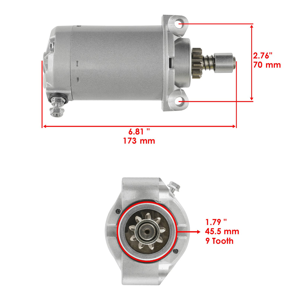 Starter Motor Heavy Duty Replacement for John Deere RX75 SX75 (1986–1990)