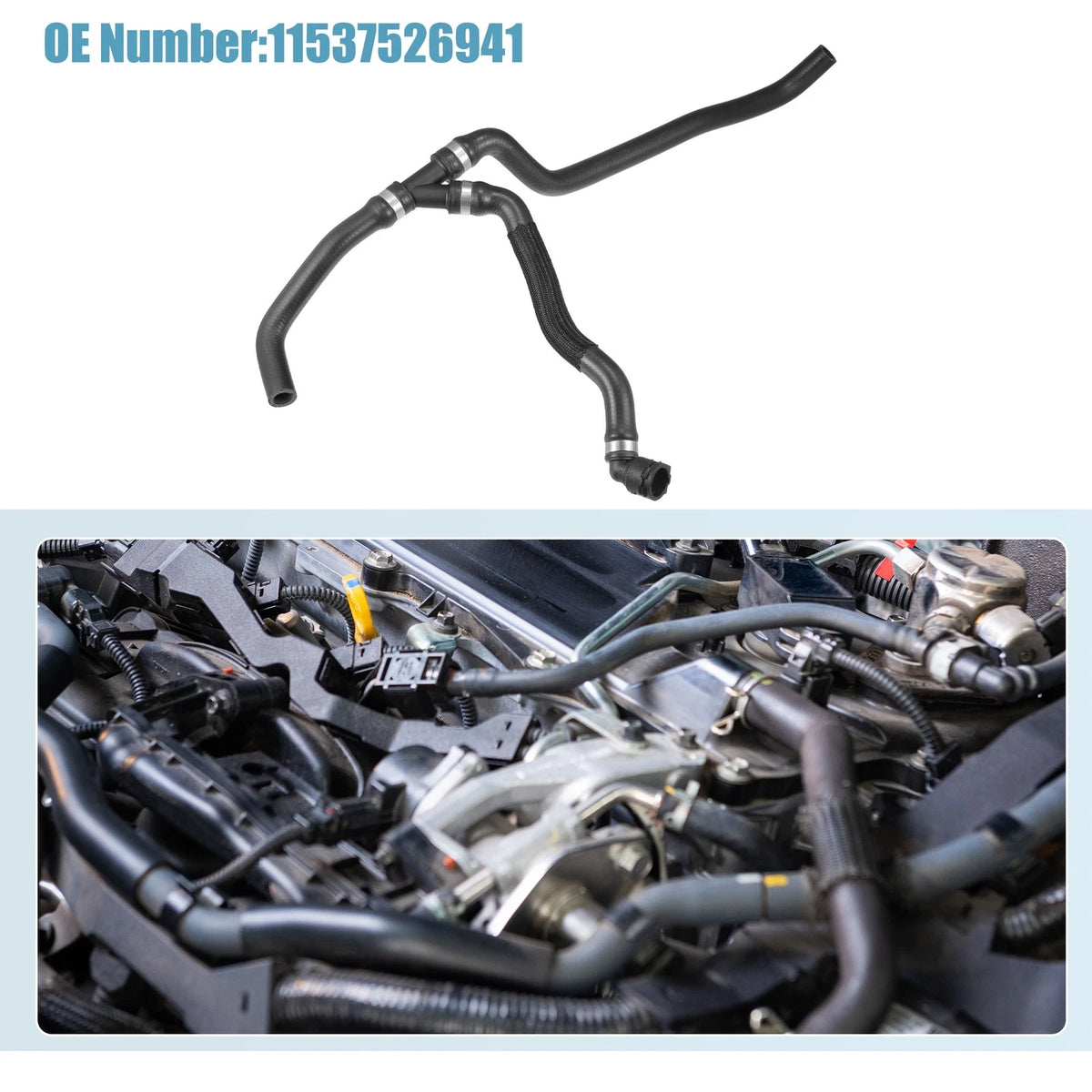 Coolant Heater Hose for BMW Z4 SDrive30i No.11537526941 (2009–2010)