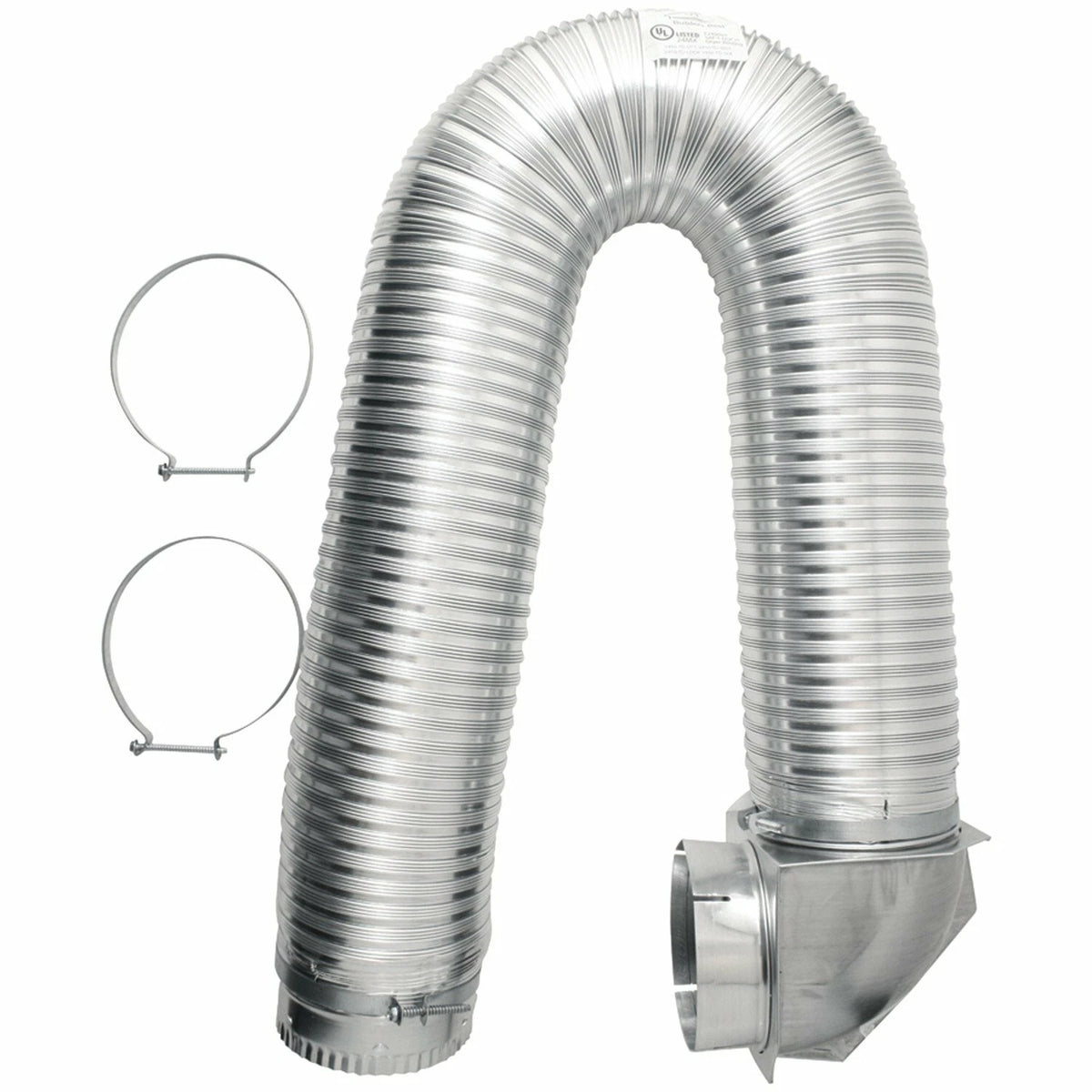 4" x 8ft UL Transition-Duct Single-Elbow Kit for Builder's Best (111718)