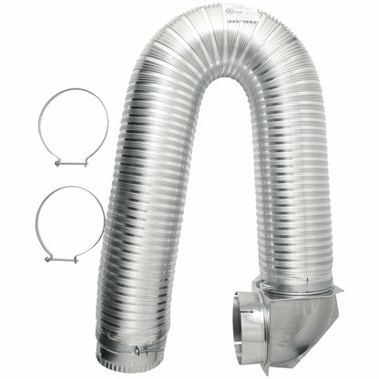 4" x 8ft UL Transition-Duct Single-Elbow Kit for Builder's Best (111718)