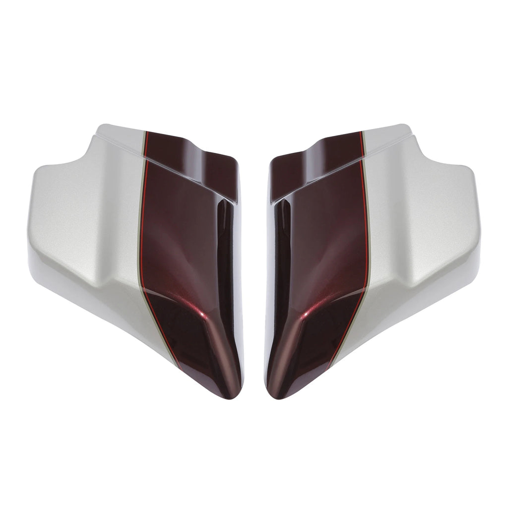Side Covers Panel for Harley Road King (2009–2023) Twisted Cherry/Silver Fortune