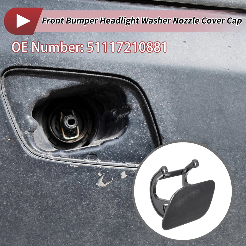 Front Left Washer Nozzle Cover Cap Replacement for BMW 740i (2011–2015)