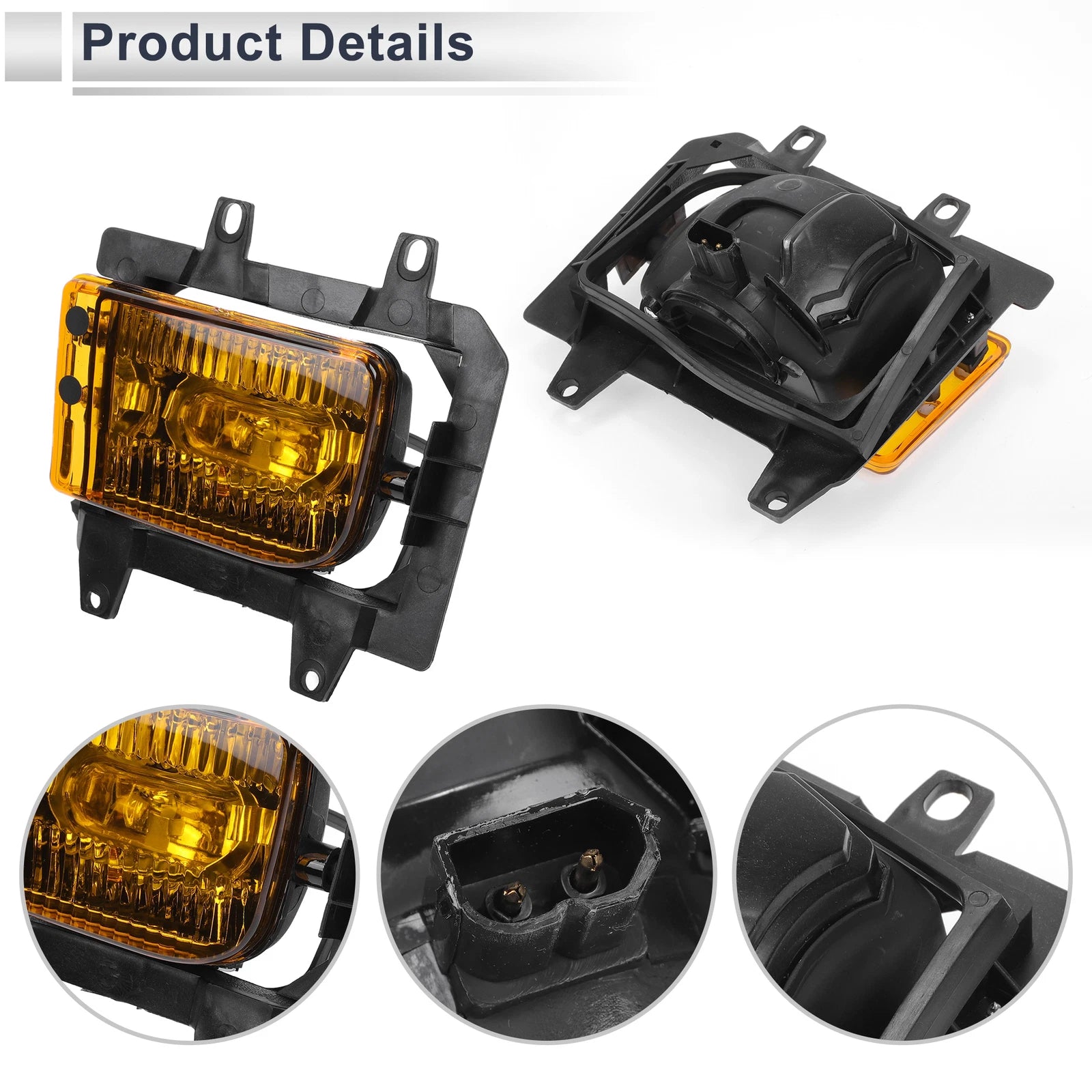 1 Pc Left Front Bumper Side Marker Light Cover for BMW E30 (1982–1994) No.63171385945