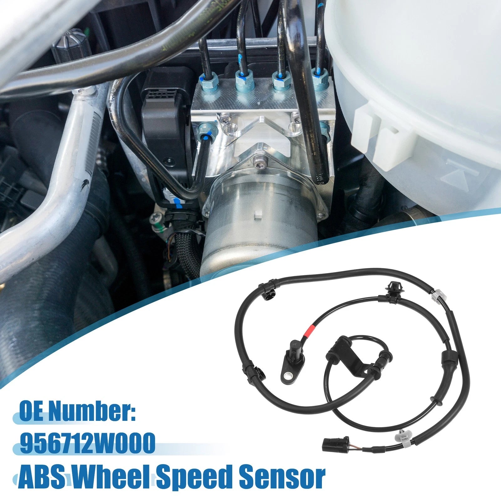 Front Right ABS Wheel Speed Sensor Replacement for Hyundai Santa Fe (2013–2019)