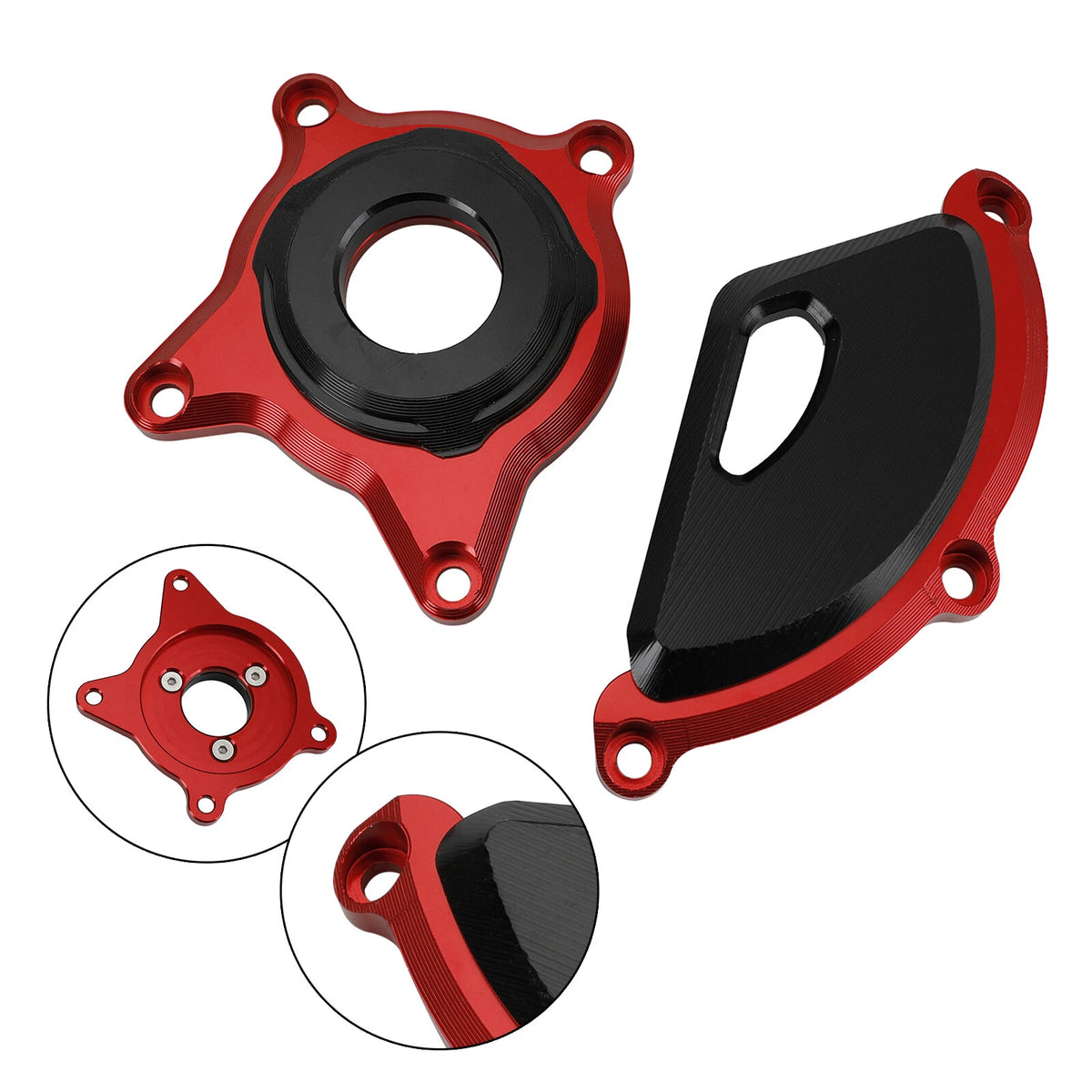 Engine Guards Slider Stator Cover Red for Kawasaki Z900 RS Cafe (2017–2023)