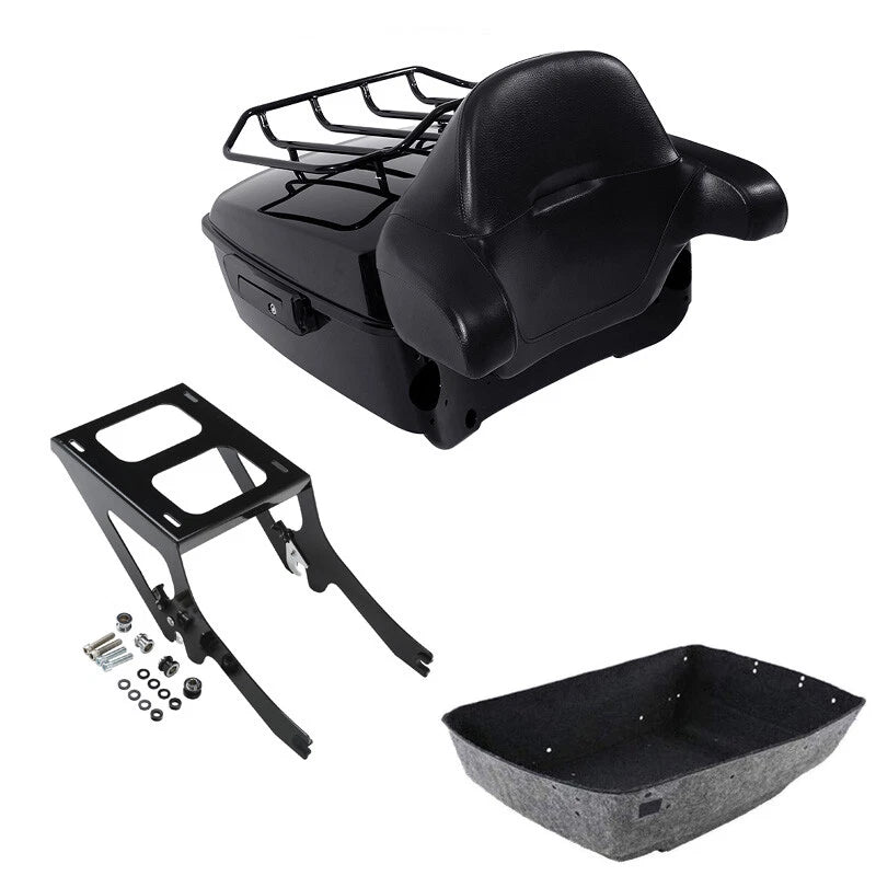 Trunk Pad Backrest Rack Mount for Harley Heritage Classic FLHCS (2018–2026)