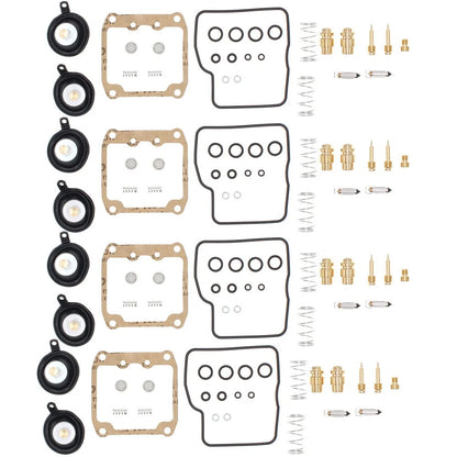 4X Carburetor Maintenance Jet Repair Kit for Suzuki VS1400, VS800, VZ800 (1990–2005)