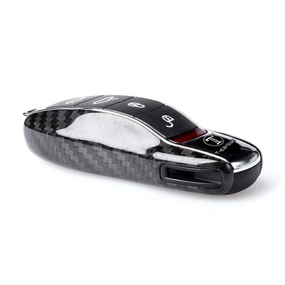 Carbon Fiber Key Shell Case Cover for Porsche