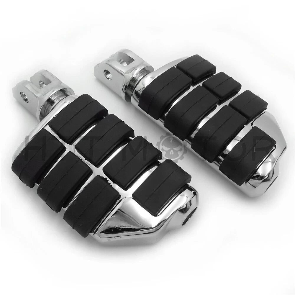 Chrome Dually Footpegs for Harley Breakout FXBR / FXBRS (2018–2019)