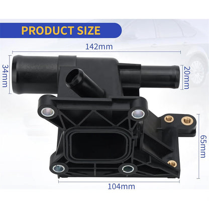 Engine Coolant Water Outlet for Ford Focus Fusion Transit Connect (2000–2018)