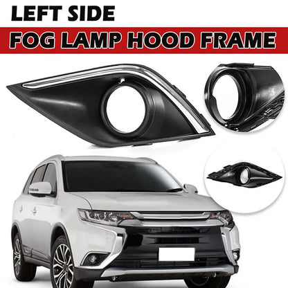 ABS Plastic Front Left Fog Light Cover Grille for Mitsubishi Outlander (2014–2021)