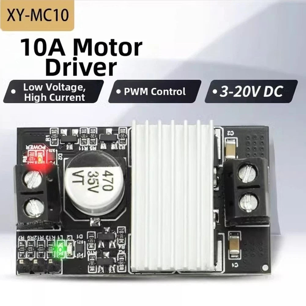 XY-MC10 Motor Driver 10A Module for DC Applications (3V–20V)