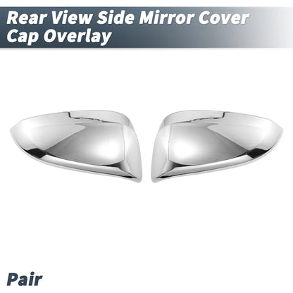 Rearview Mirror Cover Overlay Chrome Plated for Toyota Hilux (2015–2022)