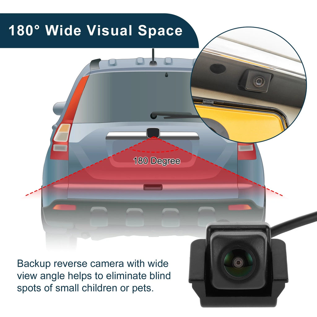 Rear View Backup Camera 120-180 Degree OEM Replacement for Honda CRV (2017-2020)
