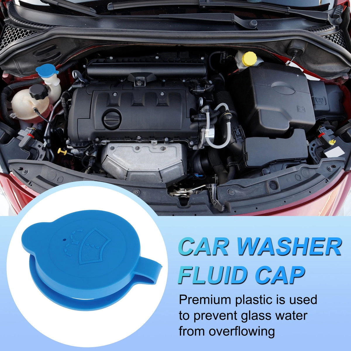 Washer Fluid Cap for Smart Fortwo (1998–2007) No. 3845177J00 Blue