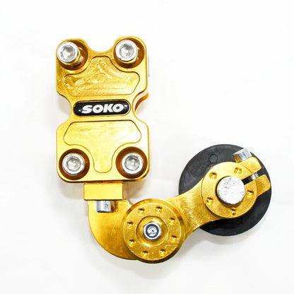 Universal Motorcycle Alloy Adjustable Chain Tensioner for PIT Trail Dirt Bike