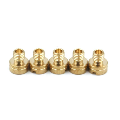 5pcs Motorcycle Large Round Carburetor Main Jets For Mikuni #130/135/140/145/150