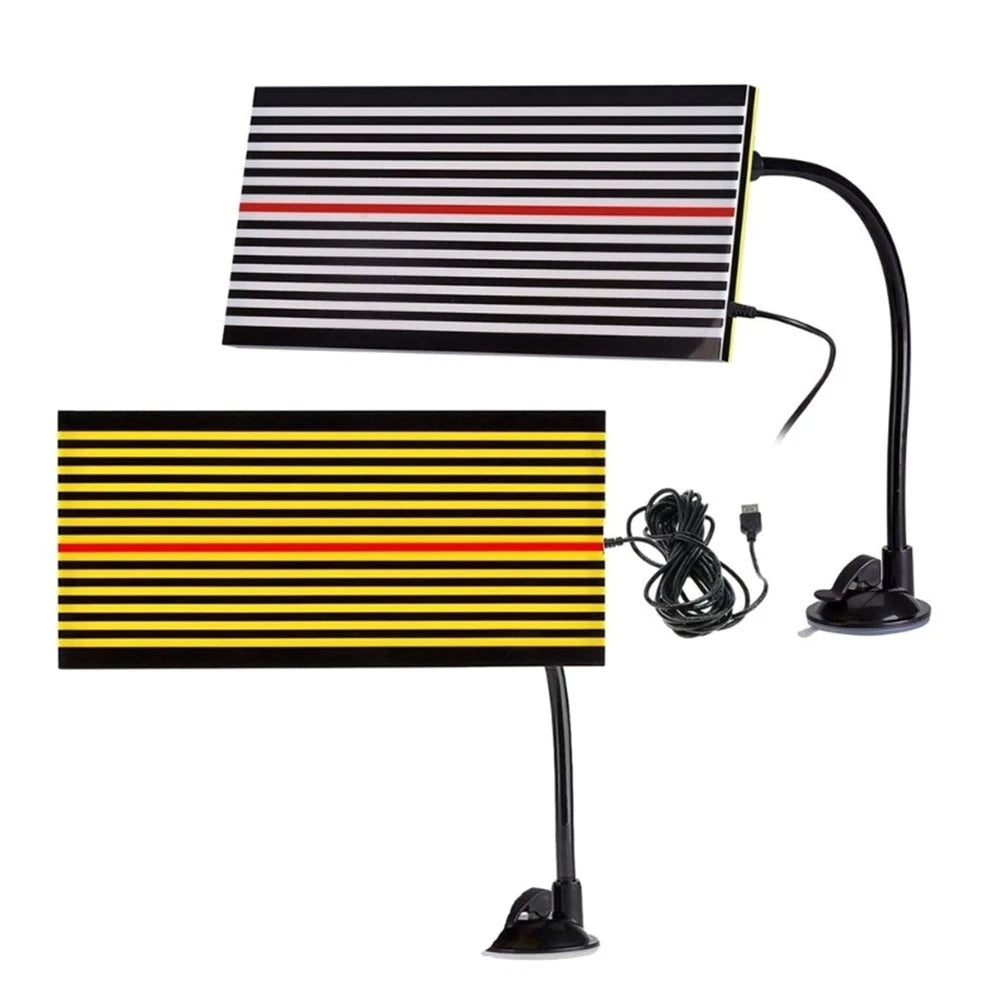 Reflective Line Board for Easy Dent Detection and Removal