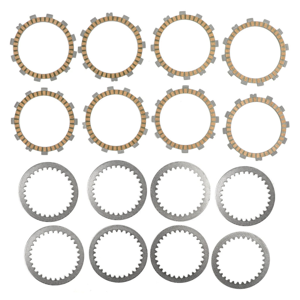 Clutch Kit Steel & Friction Plates for Suzuki GSF400 (M/N/P) GSX400 GSXR400 (J/RR T)