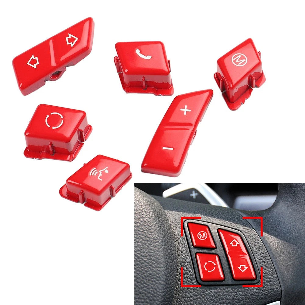 Steering Wheel Switch Button Cover for BMW M3 E90 E93 (2007–2013)