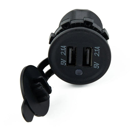Dual USB Socket Charger for 12-24V Vehicles