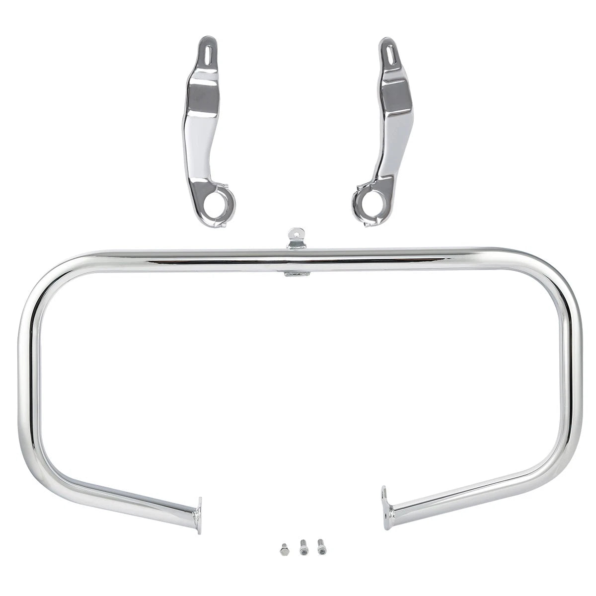 Chrome Engine Guard Bar Fairing Support Bracket for Harley Road Glide (2015–2023)