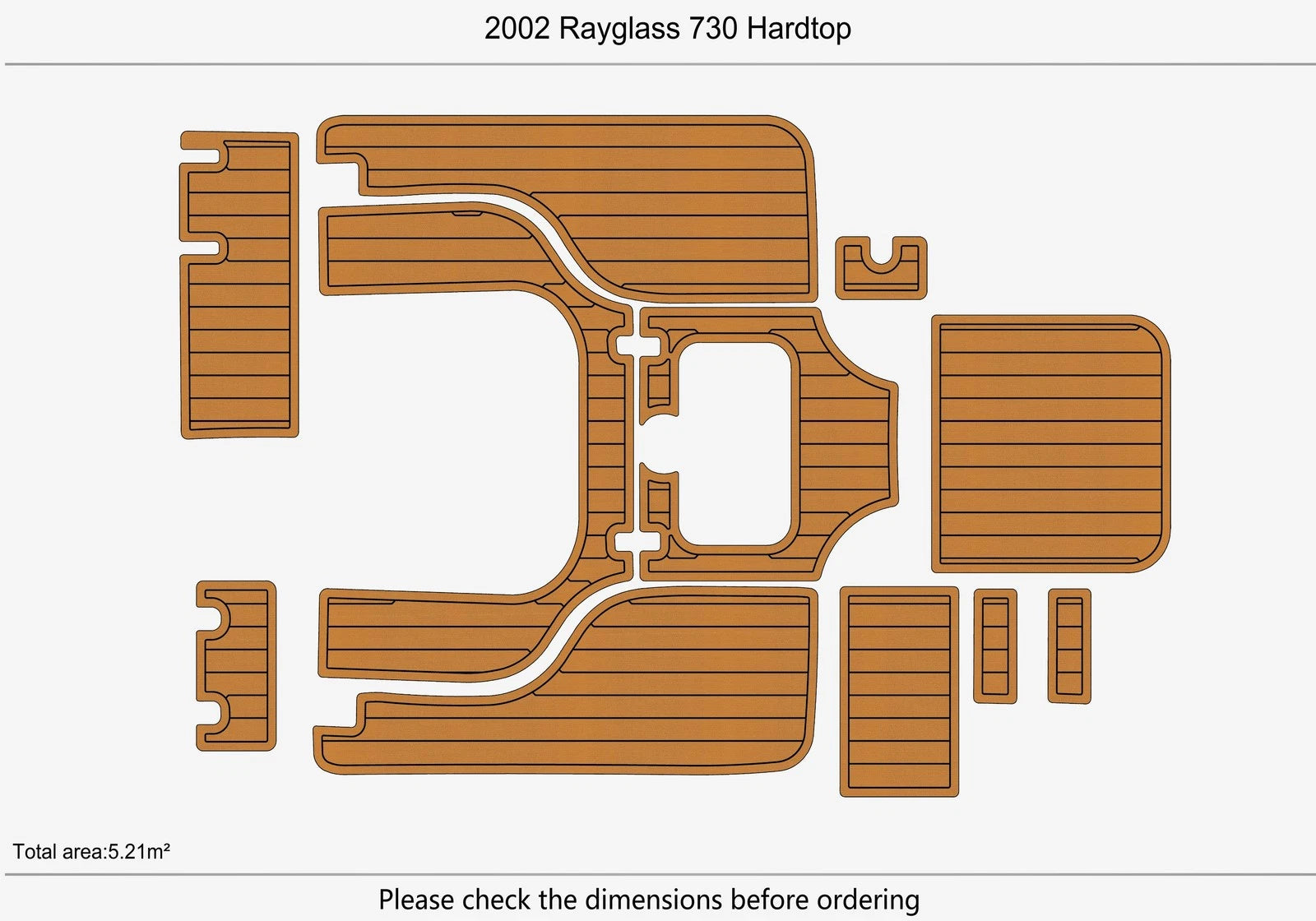 EVA Flooring for Rayglass 730 Hardtop (2002)