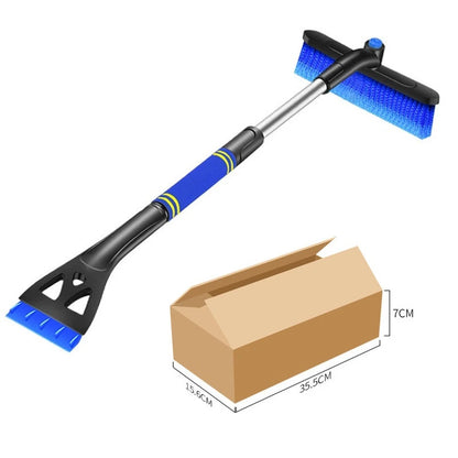 3-in-1 Telescopic Ice Scraper for Car Snow Removal