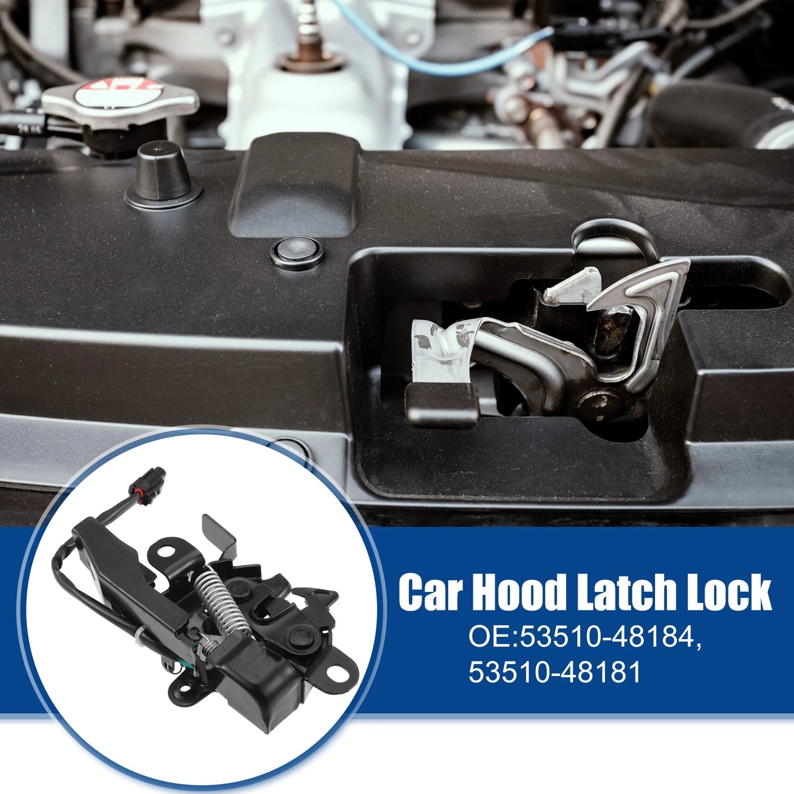 Hood Latch Lock Assembly Replacement for Toyota Highlander (2008–2010)