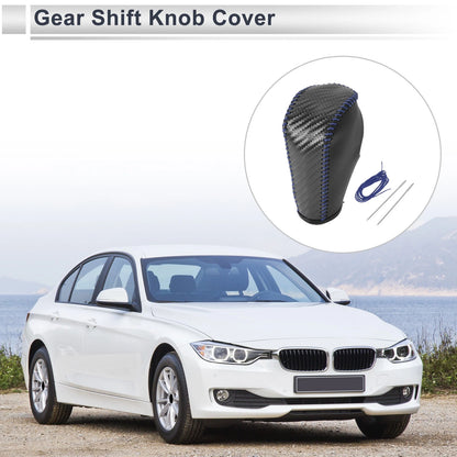 Gear Shift Knob Cover Replacement for BMW 3 Series (2004–2012) Carbon Fiber