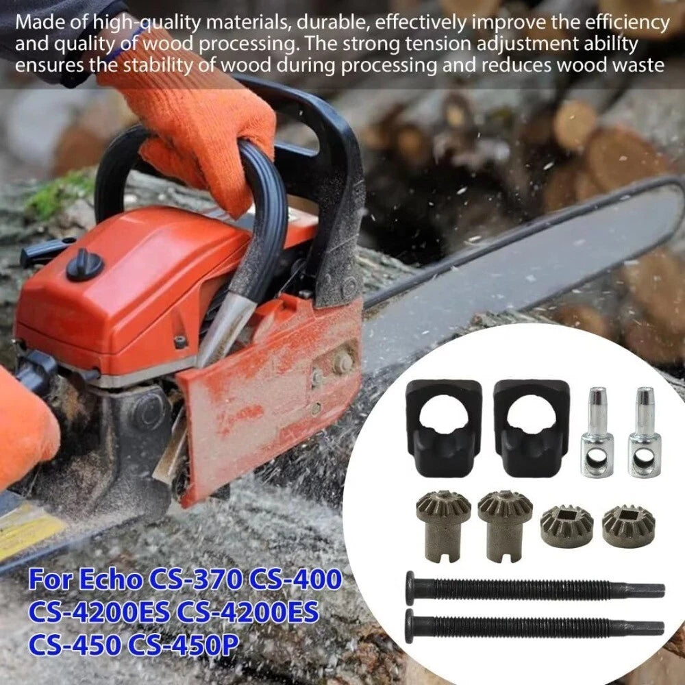 2 Sets Chainsaw Bar Tensioner Adjuster Kit for Echo CS-400/450/510