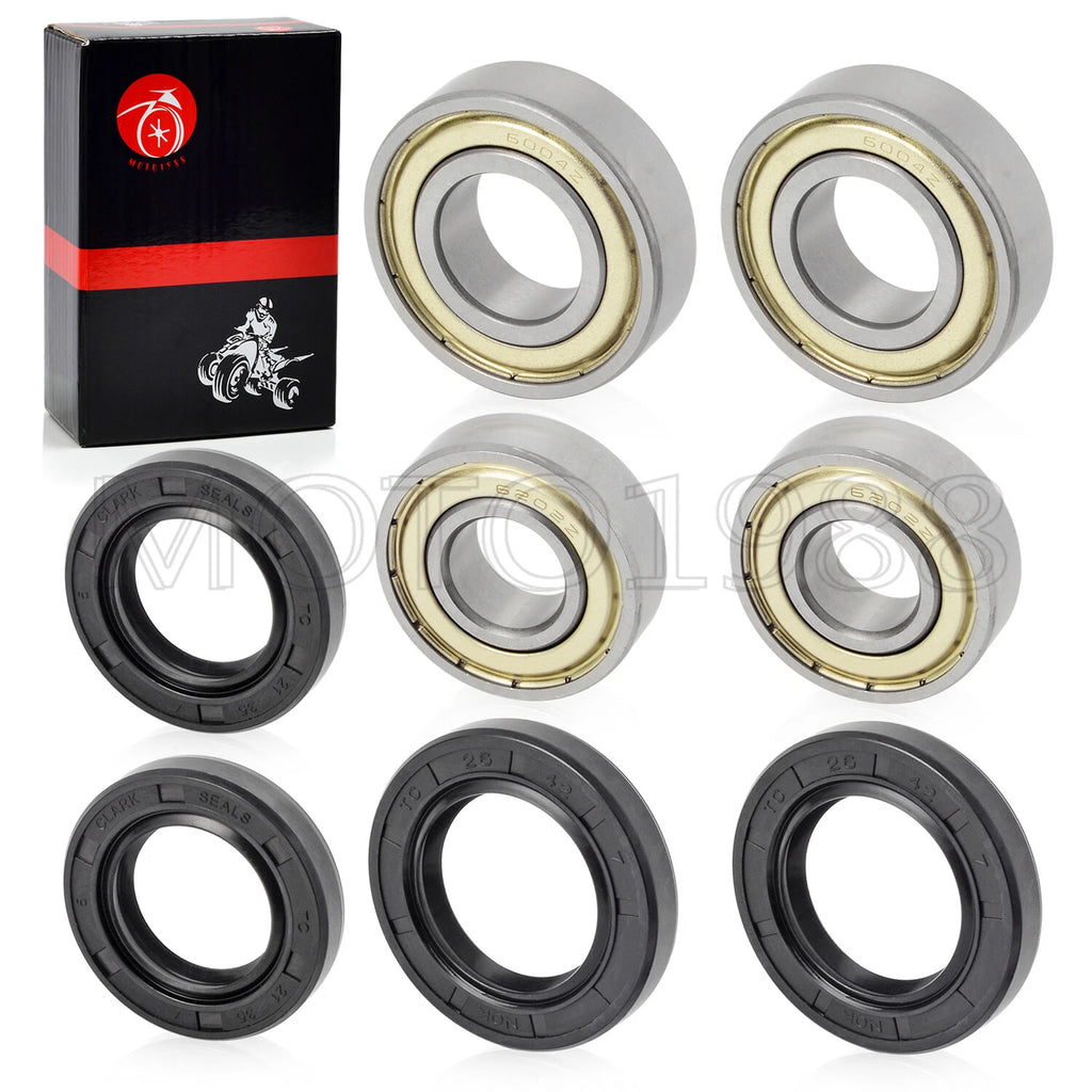 Front Wheel Bearings and Seals Kit for Yamaha YFZ450 YFZ450R YFZ450X (2004–2023)