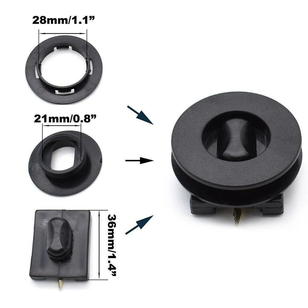 Set of 4 Floor Mat Carpet Fixing Clips for Various Makes and Models