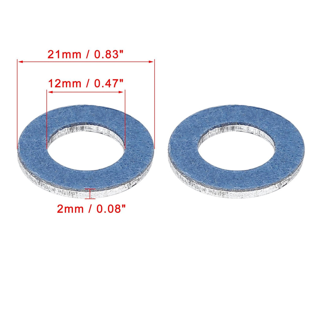 Oil Drain Plug Gaskets M12 Replacement Kit for Toyota (2005–2015)