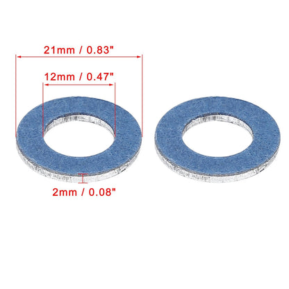 Oil Drain Plug Gaskets M12 Replacement Kit for Toyota (2005–2015)