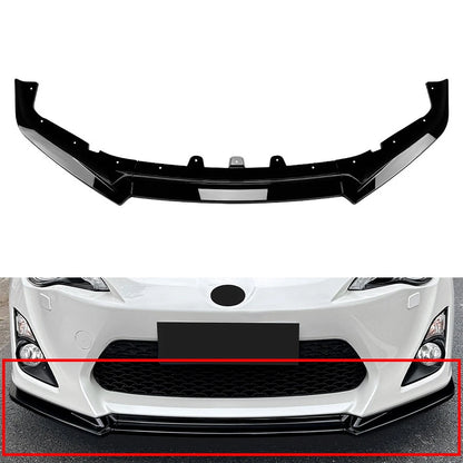 Front Bumper Splitter Spoiler Lip for Toyota 86 GT/FT86, Scion FR-S (2012–2020)