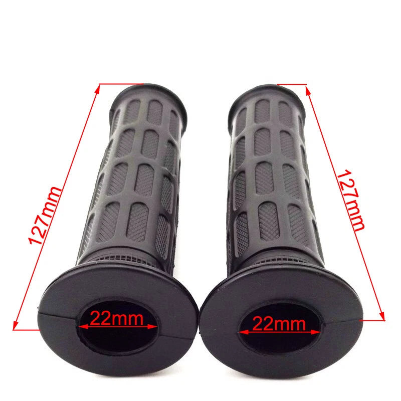 Rubber Handle Grips for Chinese ATV Quad (Universal, 7/8'' 22mm)