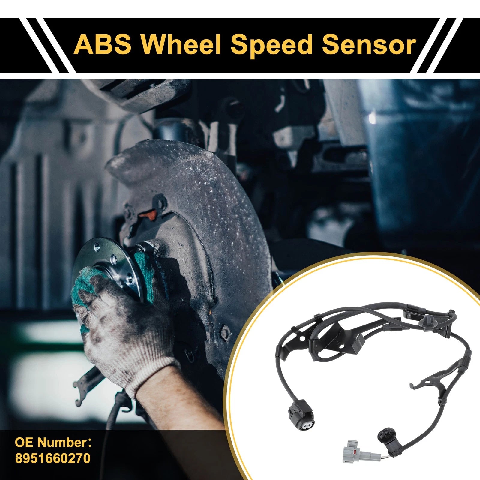 ABS Wheel Speed Sensor Replacement for Toyota FJ Cruiser Front Left (2007–2014)