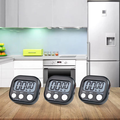 Digital Egg Timer with Loud Alarm and Large LCD Screen
