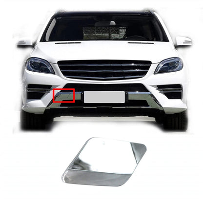 Chrome Front Bumper Tow Hook Eye Cover Cap for Mercedes W166 ML350 ML550 (2012–2015)