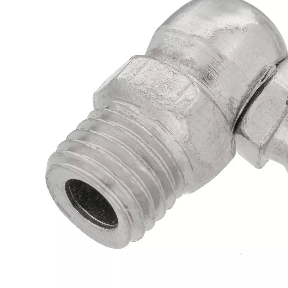 5X Iron Galvanized 90 Degree Grease Nipple Fitting