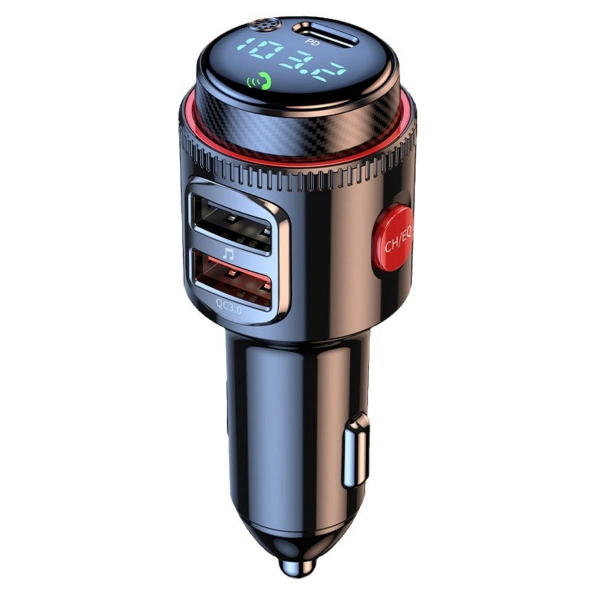 Bluetooth FM Transmitter for Car Battery Health Detection (Universal)